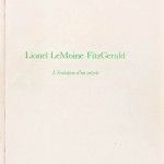 Lionel Le Moine Fitzgerald, l’évolution d’un artiste