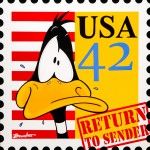 VENDU:  Daffy Duck (return to sender)